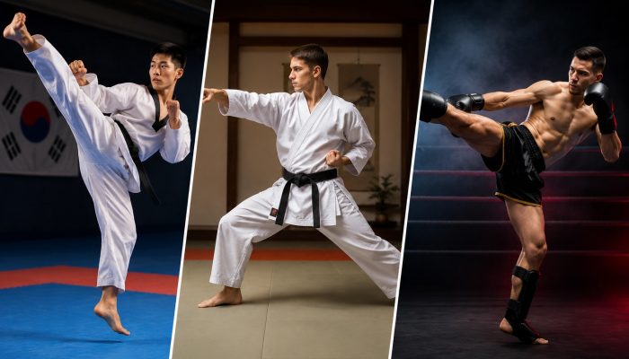 Taekwondo, karaté, kickboxing : quelles différences entre ces arts martiaux ?